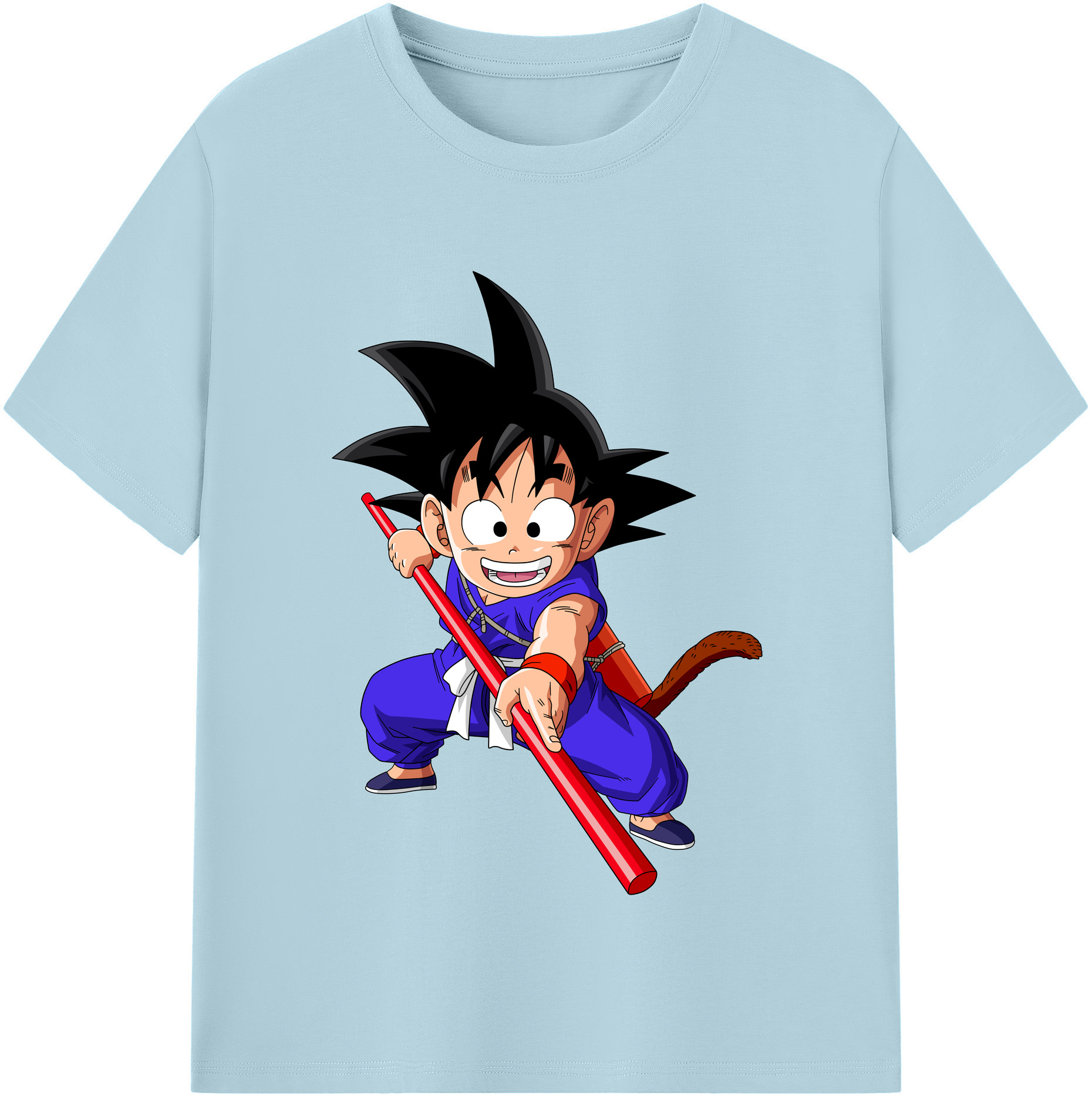 （画像用） ドラゴンボール 孫悟空（そん ごくう）Son Goku カカロット DRAGON BALL Kakarotto 綿100％半袖Tシャツ（フロントプリント）